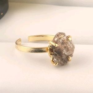 Herkimer diamond ring